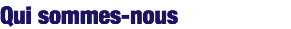 Qui sommes-nous
